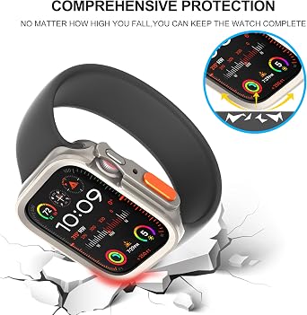 Diruite 2-Pack Case for Apple Watch SE 3/2/1 /Series 6 5 4 44mm/Series 9/8/7 45mm Protector,Ultra Thin Soft TPU Shockproof Cases for iWatch 44mm/45mm Hollow Out Cover[Without Screen]