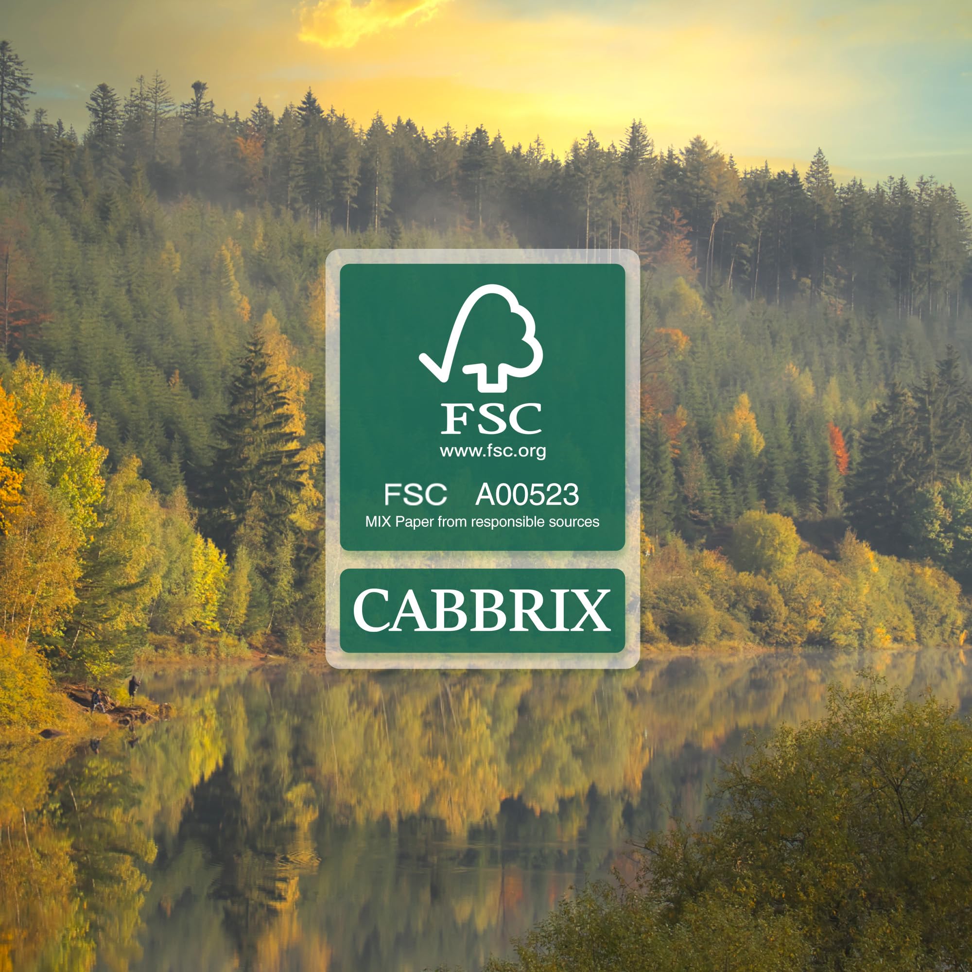 Cabbrix Tischkalender mit Blumenmuster (Aprikose)