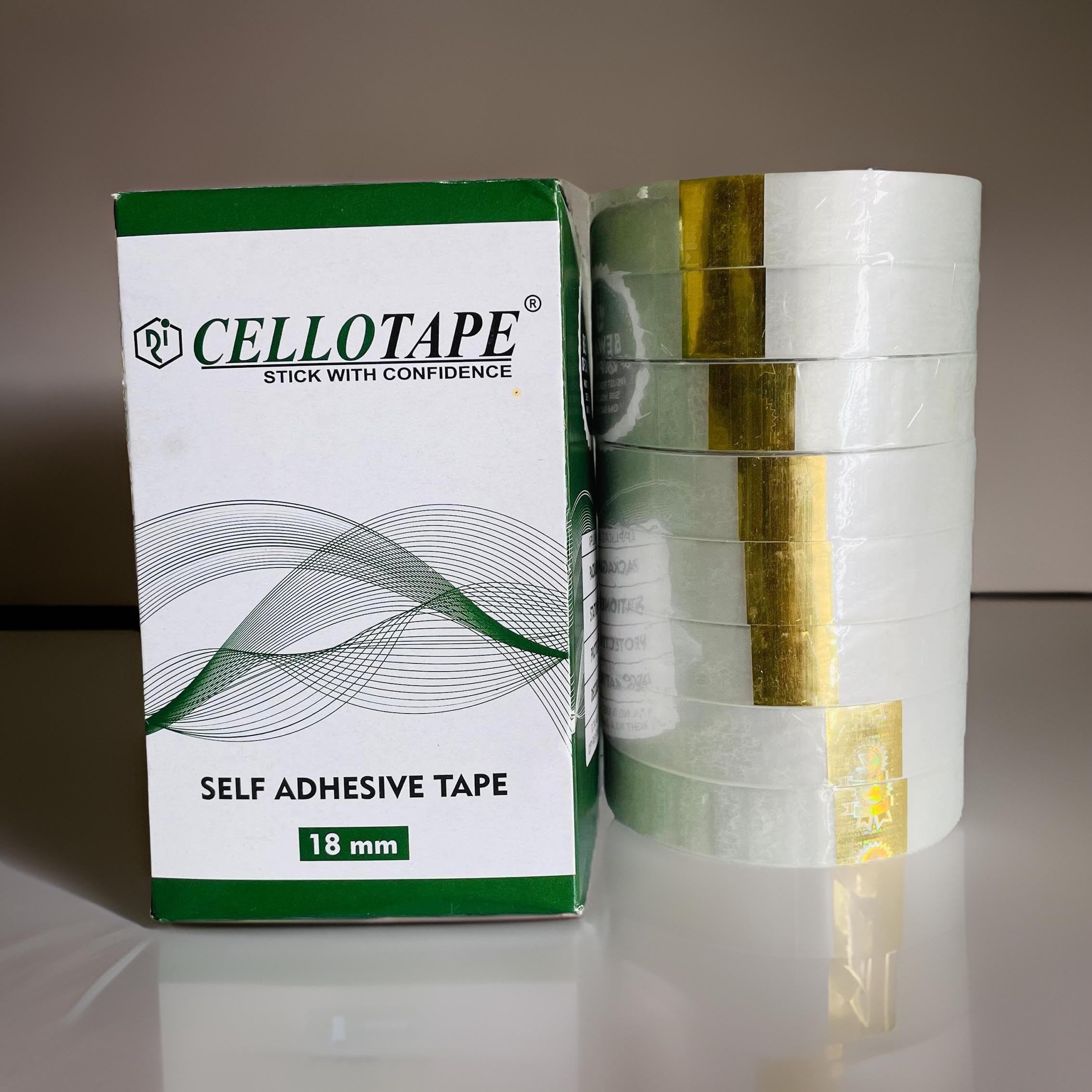 CELLOTAPE Self Adhesive Transparent Cello Tape - 25 Meters in Length - 18mm / 0.75" Width - 8Rolls Per Pack - BOPP Industrial Packaging Tape for E-Commerce Box Packing, Office and Home use (B0DFT3TZDF) Amazon Price History, Amazon Price Tracker