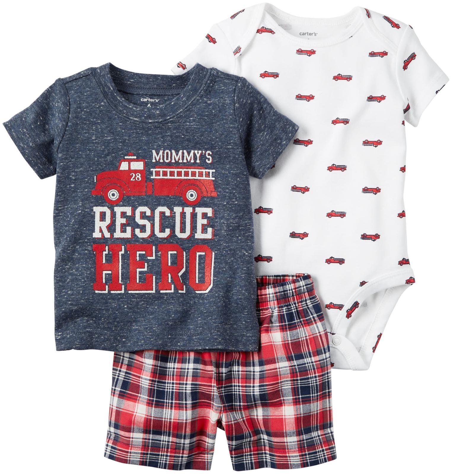 Carter's Carter's Baby Boys Diaper Cover Sets 121h166, Navy, Newborn Baby