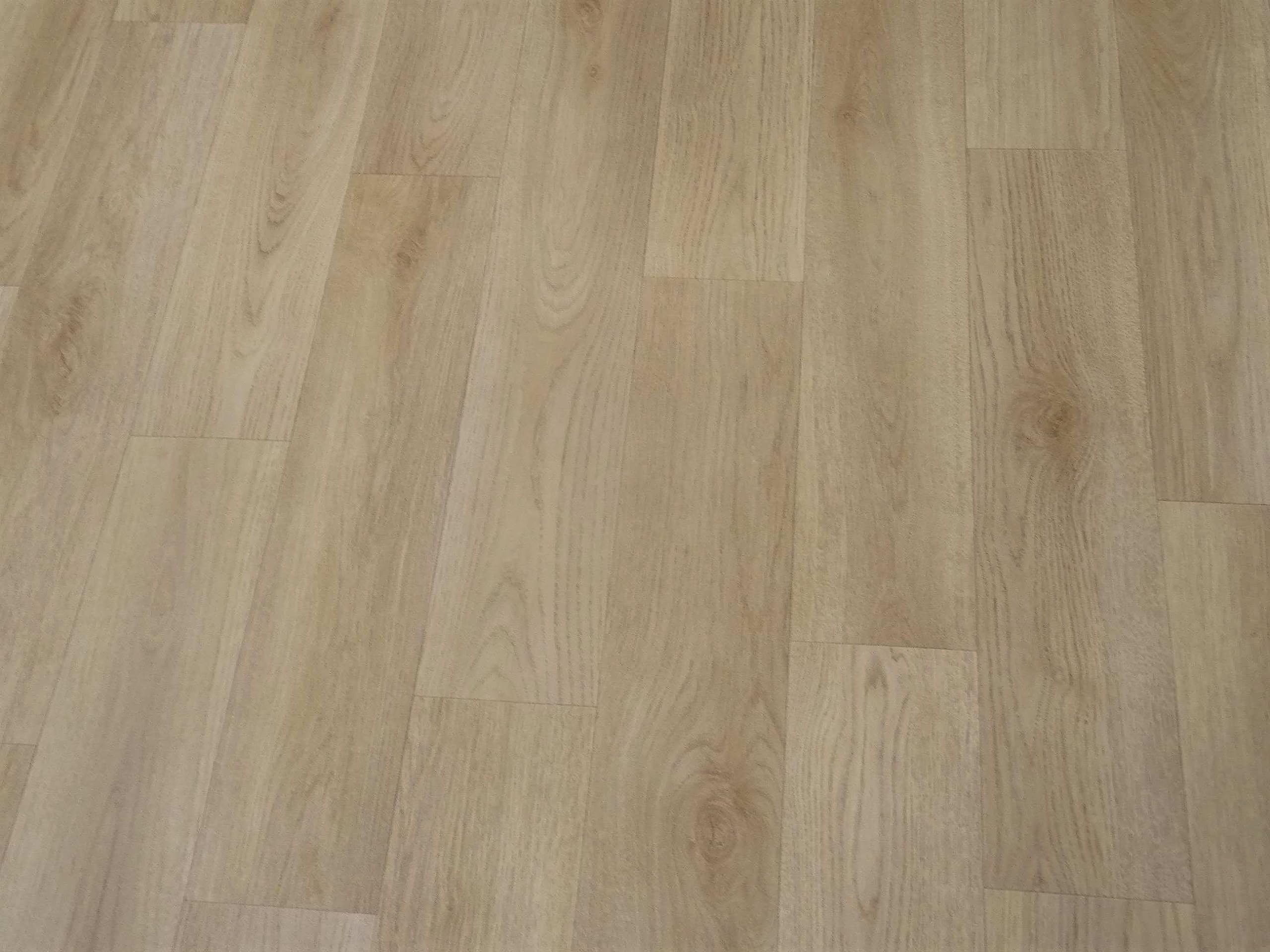Pavimenti in PVC in stile legno semplice, chiaro, Taglio (4m di larghezza / 10m di lunghezza)