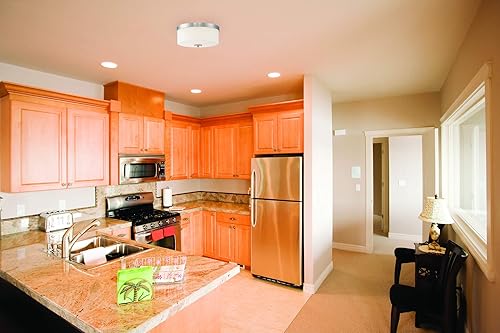 Miniatura 2 de Nuvo 606231 Montaje empotrado de dos luces, 2, níquel pulido