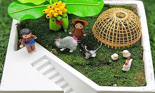 Miniatura 8 de I-DO-CARE Precioso lindo mini cerdo rosa animales transparentes soplado a mano arte de cristal - Figuras hechas a mano en miniatura coleccionables