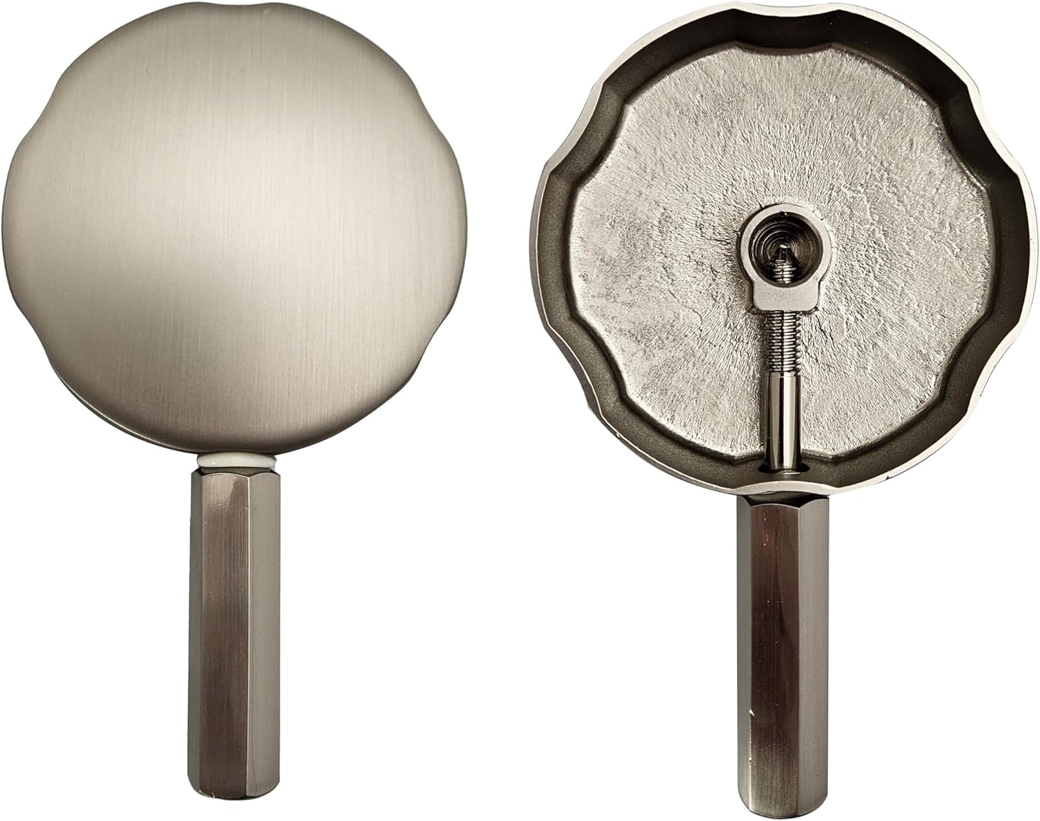 Westbrass D50TP-07 Lever Assisted Replacement Trim for Cable Drive Bath Drain Waste & Overflow Assemblies, Satin Nickel