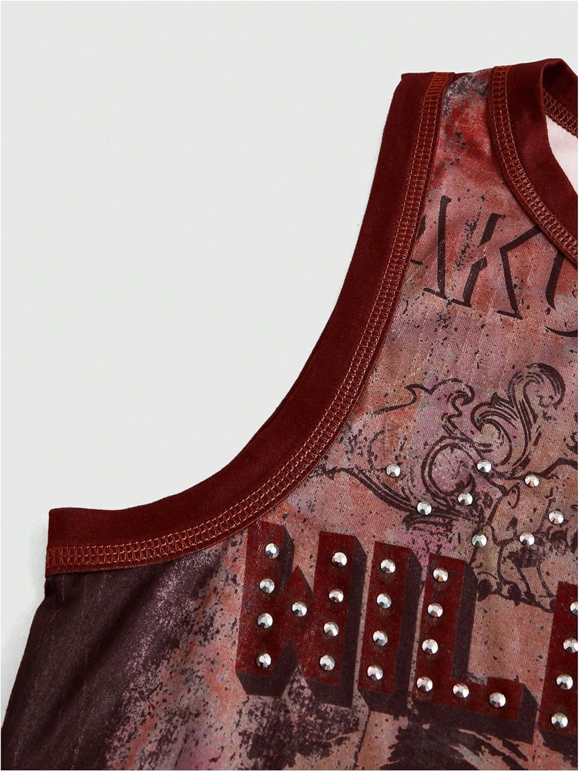 Milumia Women's Y2k Letter Figure Graphic Tank Top Grunge Punk Concert Crop Tops - Image 4