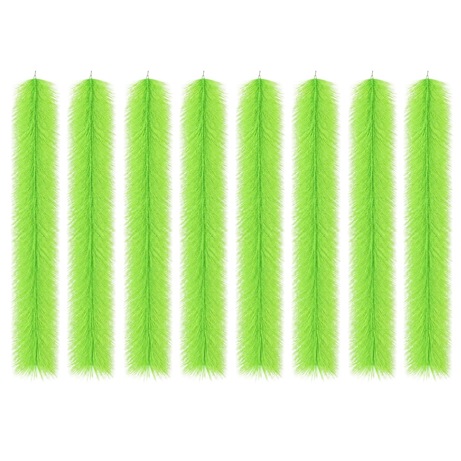 Ferrochef 4 Pack Koi Spawning Brush 39" x 7" Fish Pond Filter Brushes with Stainless Steel Ring for Pond Filter Aquarium Skimmer Outdoor Water Garden Decor