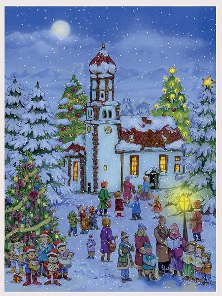 Adventskalender "Weihnachtskapelle": Papier Adventskalender - 1