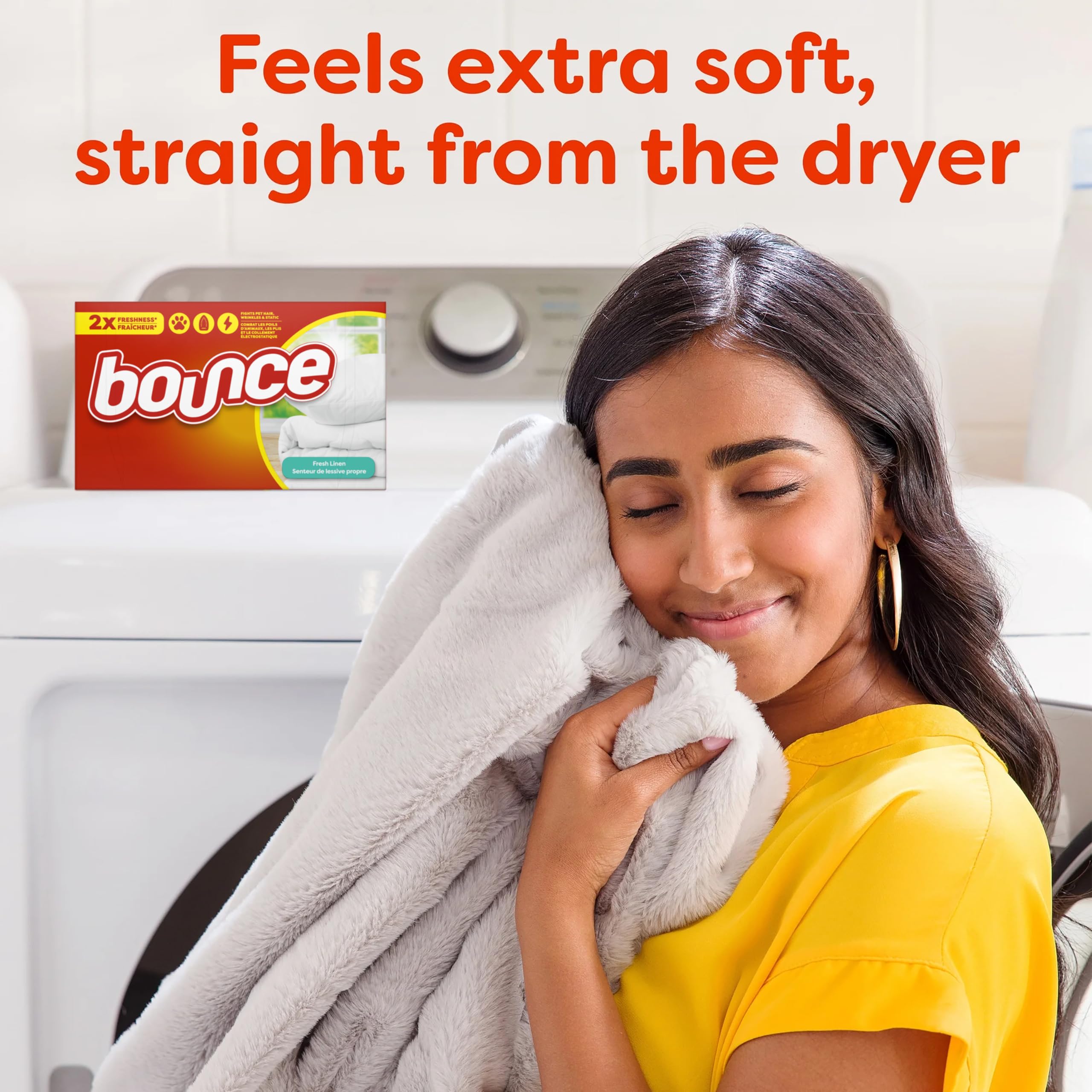 Bounce Fresh Linen Dryer Sheets - 240 Count -5 Bounce Fresh Linen Dryer Sheets - 240 Count -5