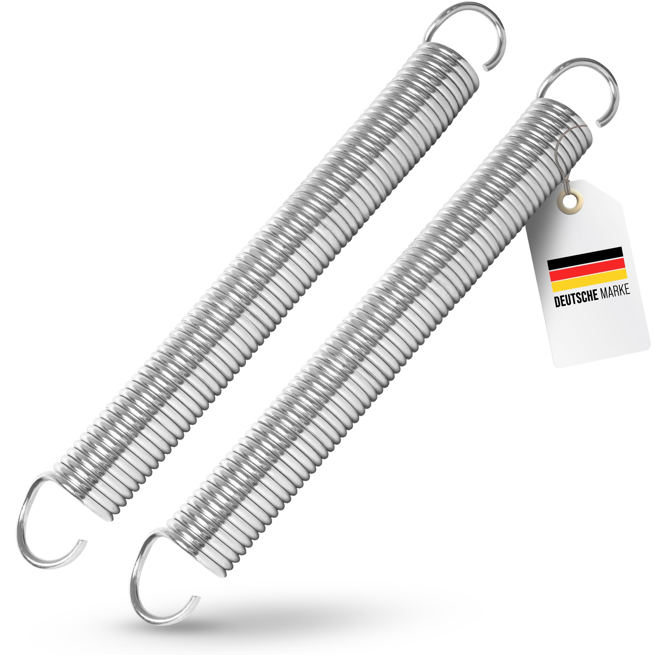 Art Color Metallic Garage Door Spring Pair (2 Pieces) Universal Tension Spring - Available In 9 Different Sizes - Galvanized Garage Door Springs Made Of Manganese Steel - (480X50x6mm / Tensile Strength: 118Kg)