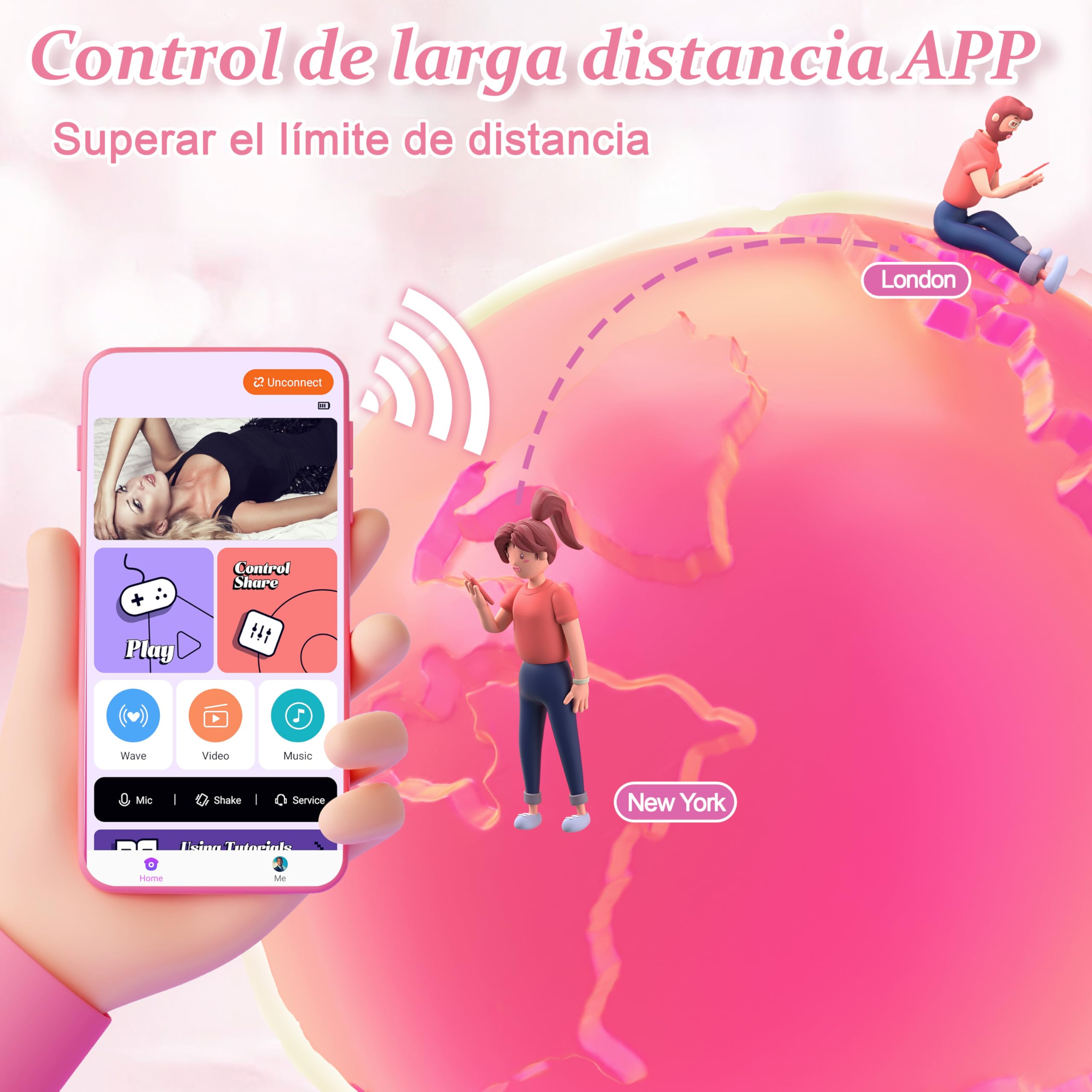 Vibradorador Mujer Juguetes Eróticos para Pareja Sexuales con Vibración - APP Bragas Vibrador Estimulador Clítoris Vagina, Vibradores Tangas Masturbádores Femeninos Sex Toys Femenino Mando Distancia