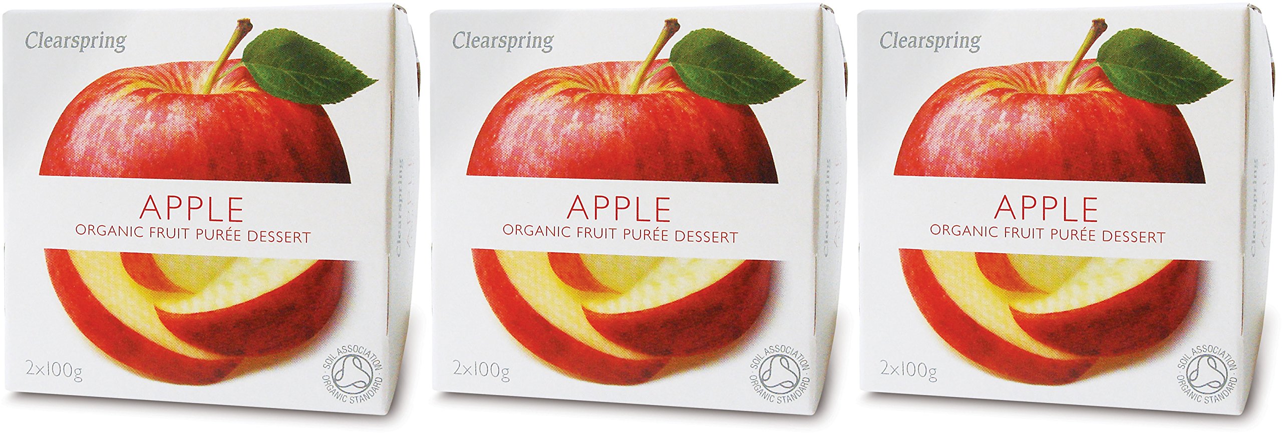 (3 PACK) - Clearspring - Fruit Puree Apple | 2 X 100g | 3 PACK BUNDLE
