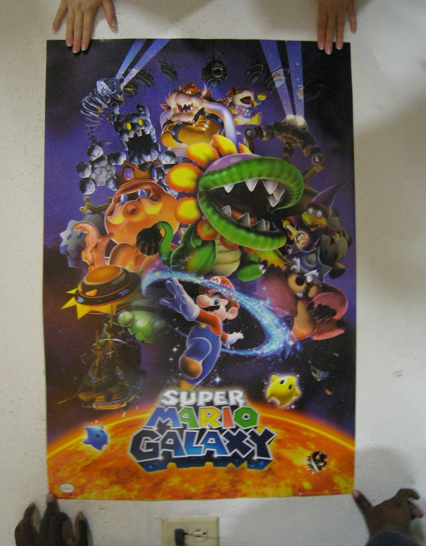(24x36) Nintendo Super Mario Galaxy Video Game Poster Print