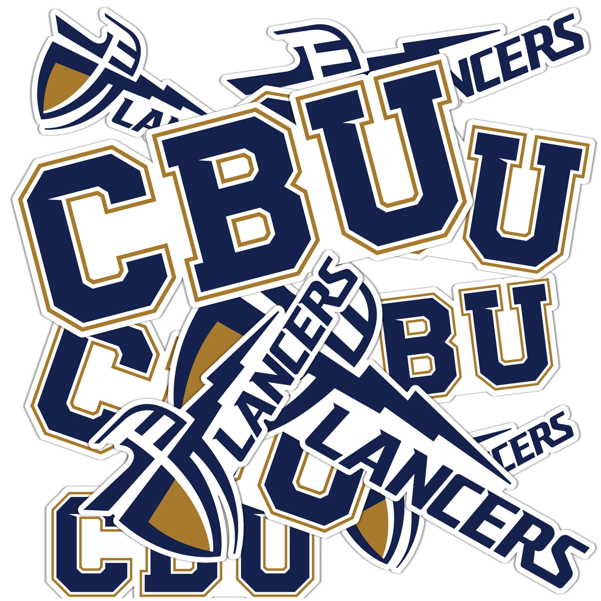 Desert Cactus California Baptist University Sticker California Baptist Lancers Vinyl Decal Laptop Water Bottle Car Scrapbook Sheet (Type 1-1)