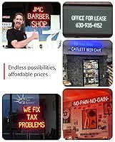 Vista 7 de SpellBrite Letrero de tatuaje y perforación para salones de tatuajes Señales relacionadas con tatuajes y piercings con aspecto de neón, luz LED