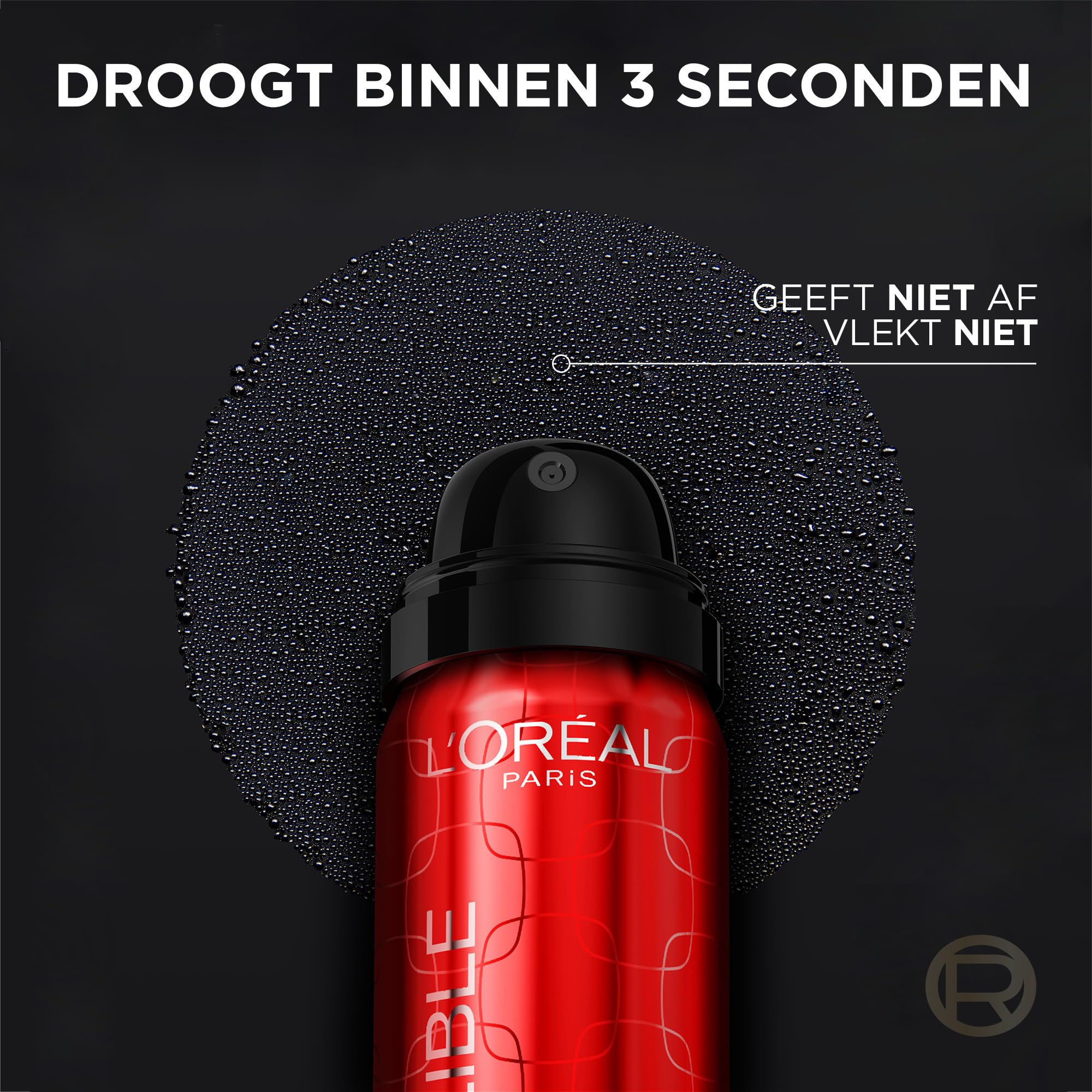 L'Oréal Paris Infaillible 3 secondes Setting Mist - Spray de réglage - Transfert résistant en 3 secondes - Pour un maquillage qui dure jusqu'à 36 heures - 75 ml