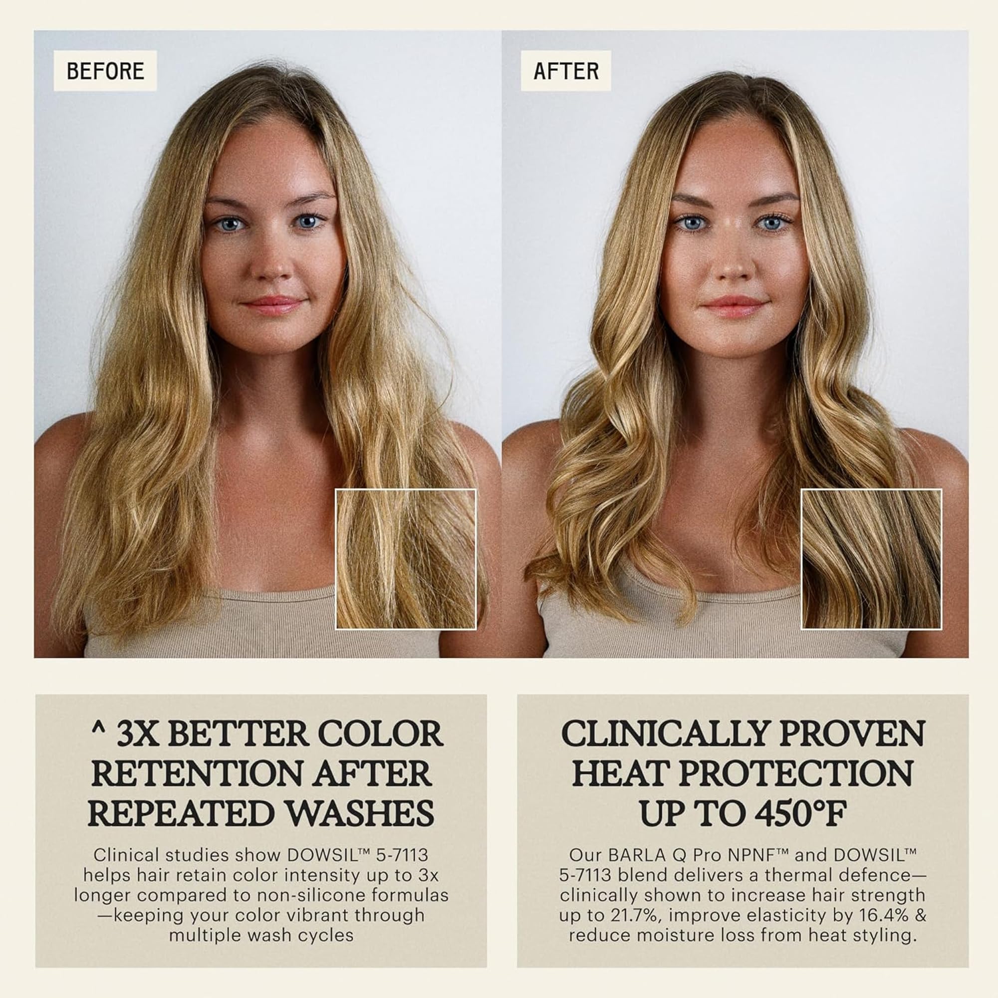 Remilia Rice & Shine Leave-In Conditioner Spray, Detangler & Heat Protectant