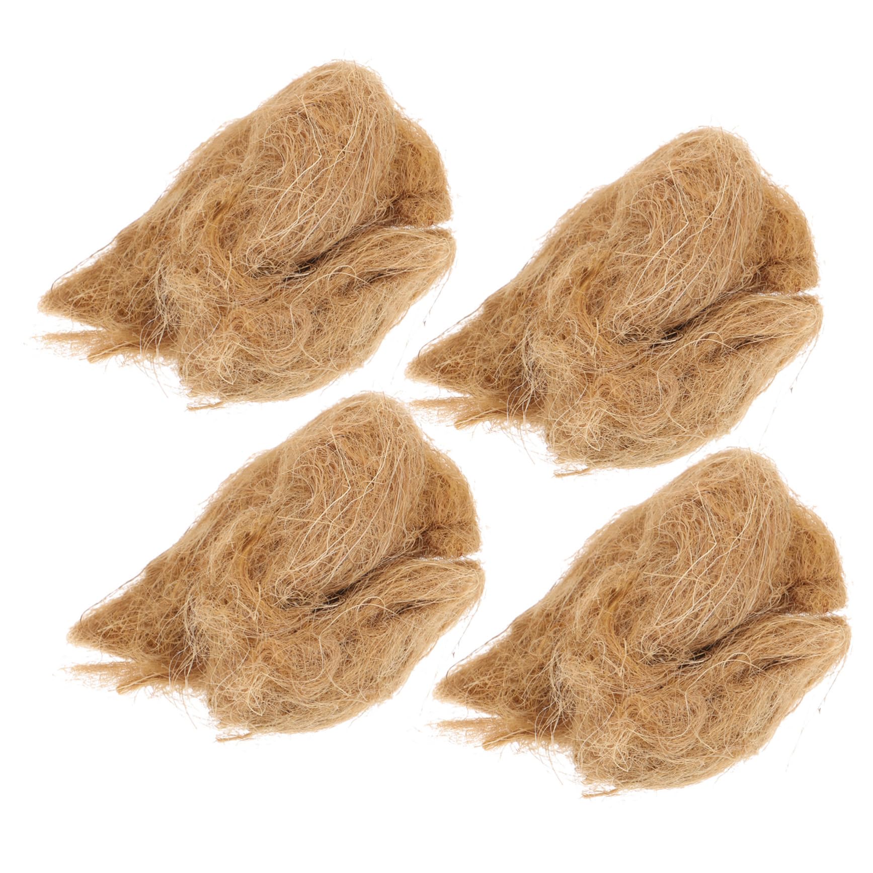 Sosoport 5 Sätze Jute Seidenfeuer Induziert Camping-Werkzeuge Natürlich Bausatz Feuerstarter-Sticks Anlasser Jute Für Feuerstarter Camping Fire Starter -Werkzeuge Jute-Seide 4 Stücke * 5