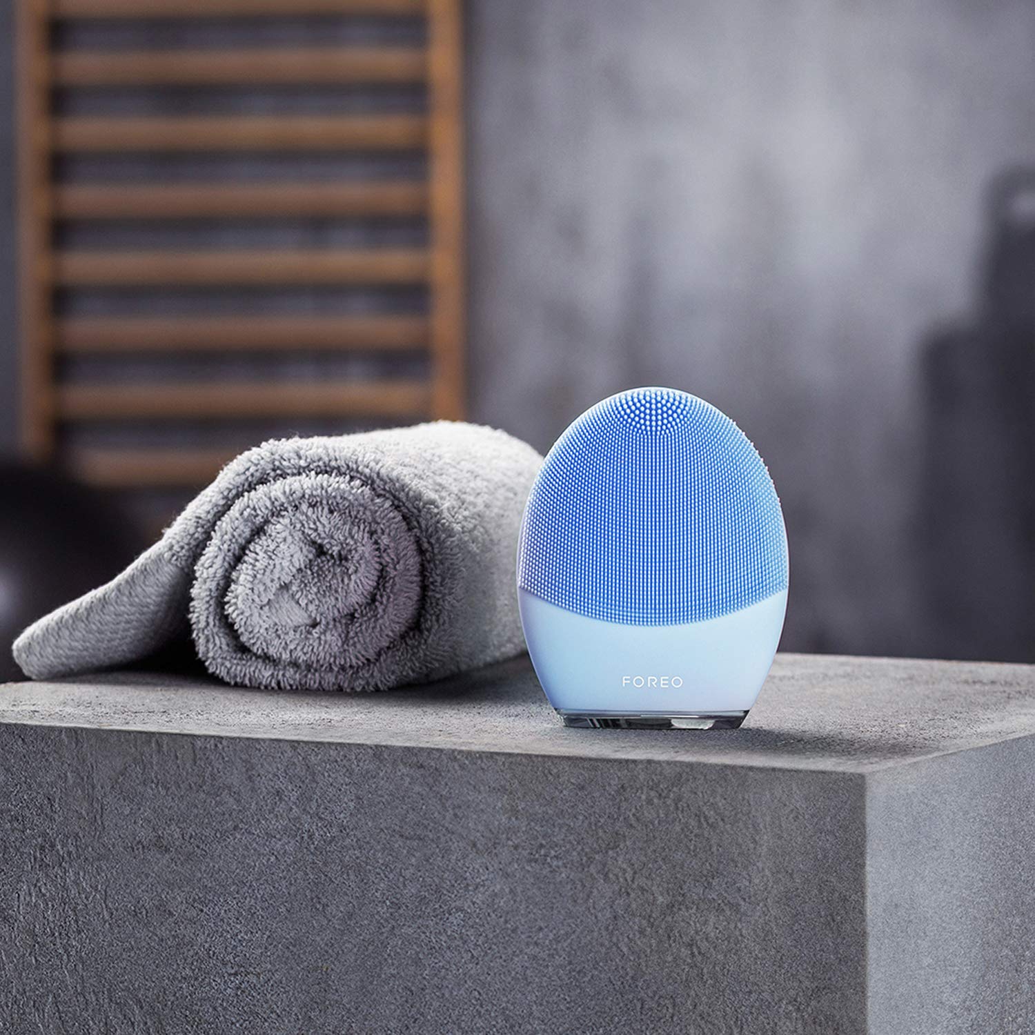 FOREO LUNA 3 Smart Silicone Facial Cleansing and Firming Massage Brush for Spa at Home, Combination Skin : Everything Else