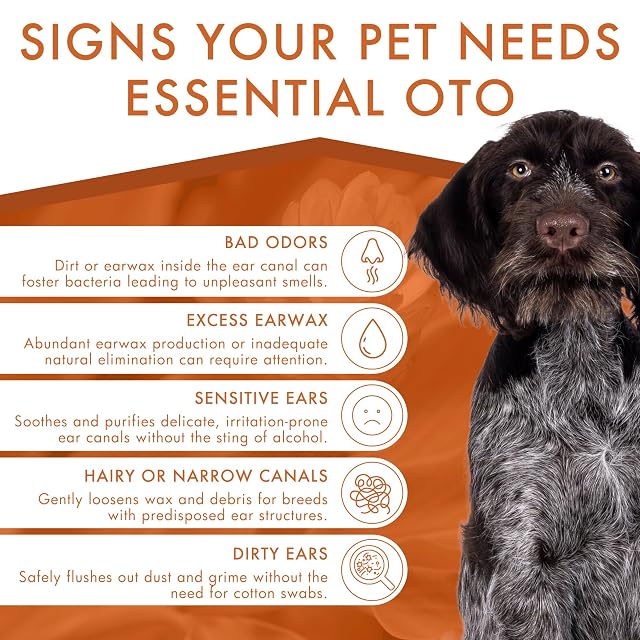 Foto 6 de 8 de Dermoscent Essential Oto Limpiador Oídos Perros Gatos Conejos Cera 100 ml