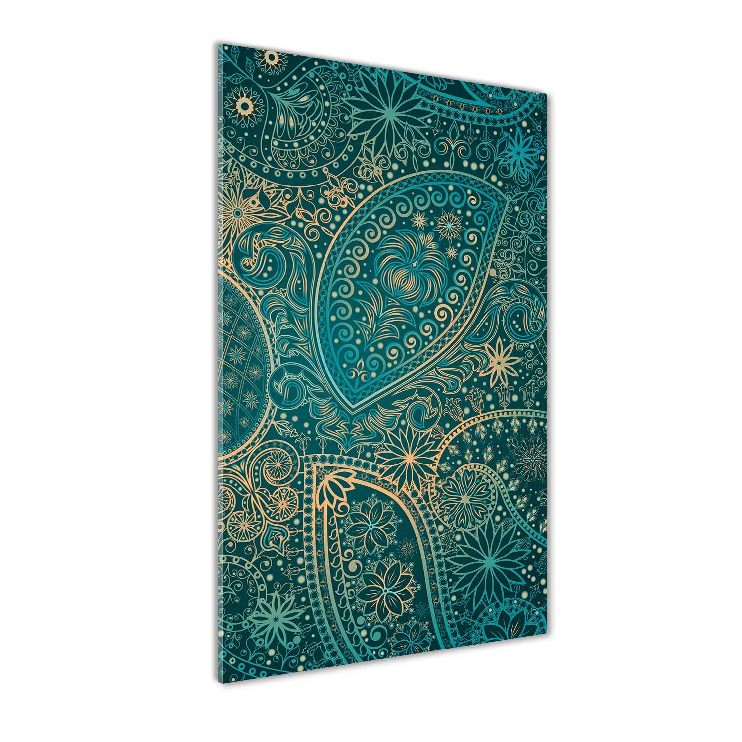 Tableaux pour la mur bleu 50x100 pour cacher un espace vide