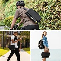 AMAZEAR Insta360 X4 X5 hordtáska vízálló válltáska selfie stick tartóval 7