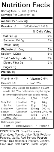 Miniatura 5 de Salsa roja ardiente totalmente natural de Dennis' Gourmet  Esta salsa fresca y abundante para restaurante es baja en azúcar, calorías, carbohidratos