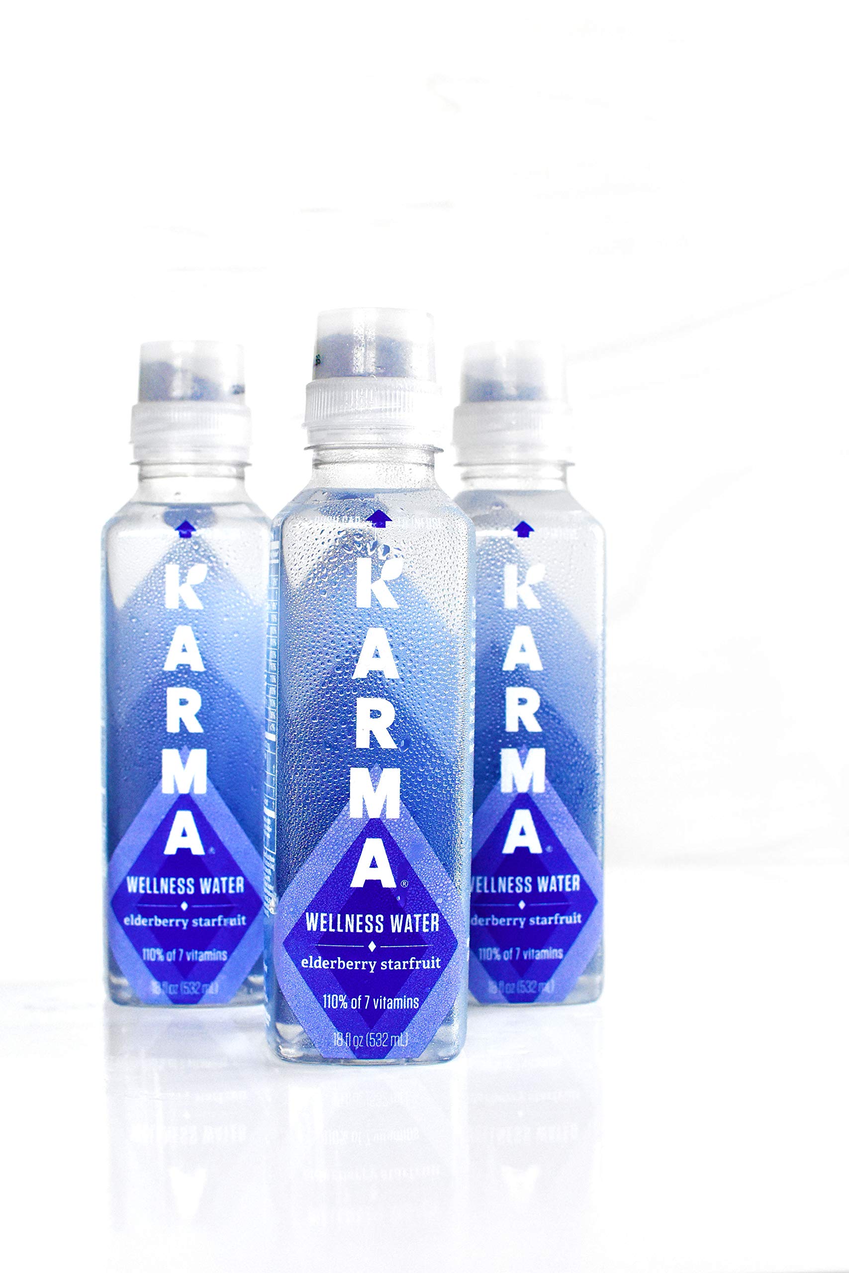 Karma Wellness Flavored Vitamin Water, Elderberry Starfruit, Immunity