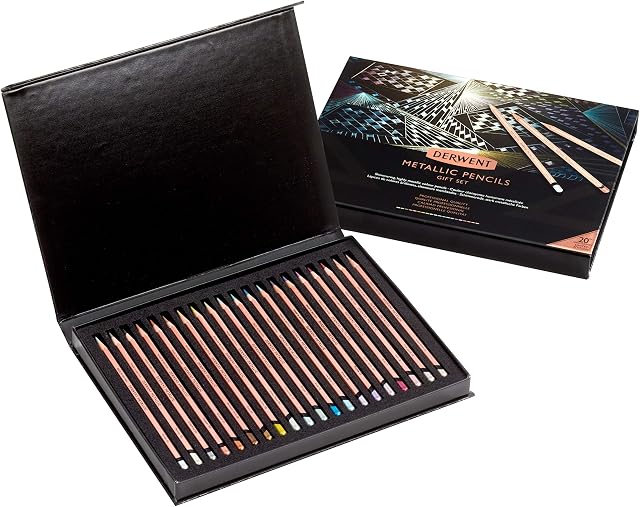 Derwent Metallic 20th Anniversary Set (20) Multicoloured, One Size, 2305598
