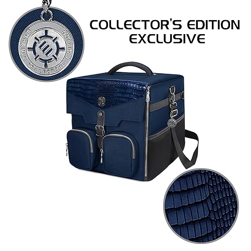 Miniatura 27 de ENHANCE Bolsa de hombro para juego de mesa, almacenamiento reforzado para juegos de mesa con correa acolchada para el hombro y bolsillos de Negro