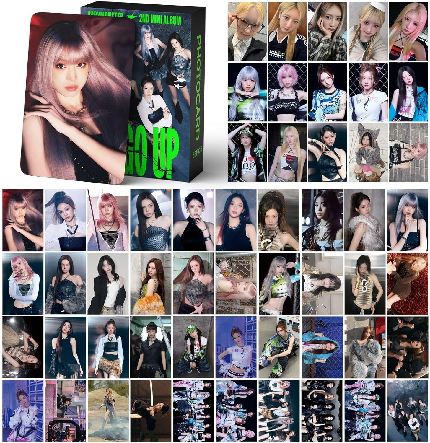 Yuto 55pcs album 2nd MINI ALBUM WE GO UP photocard Gift Lomo Cards Merch WE GO UP postcard Boys and Girls - Image 2