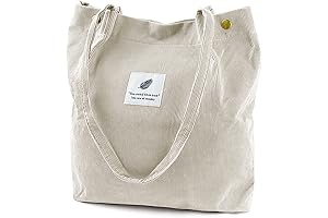 Corduroy Tote: Ayieyill's Canvas Carryall with Style
