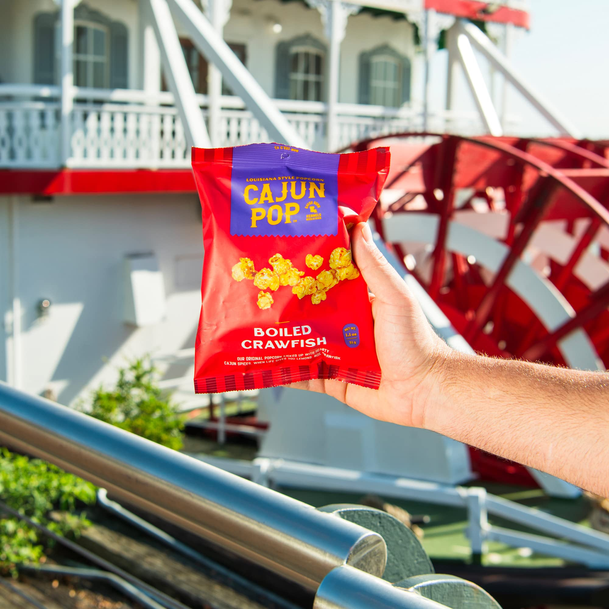 Buy Cajun Pop Gourmet Popcorn Flavored Popcorn Already Popped Without Kernels Chocolate Drizzle