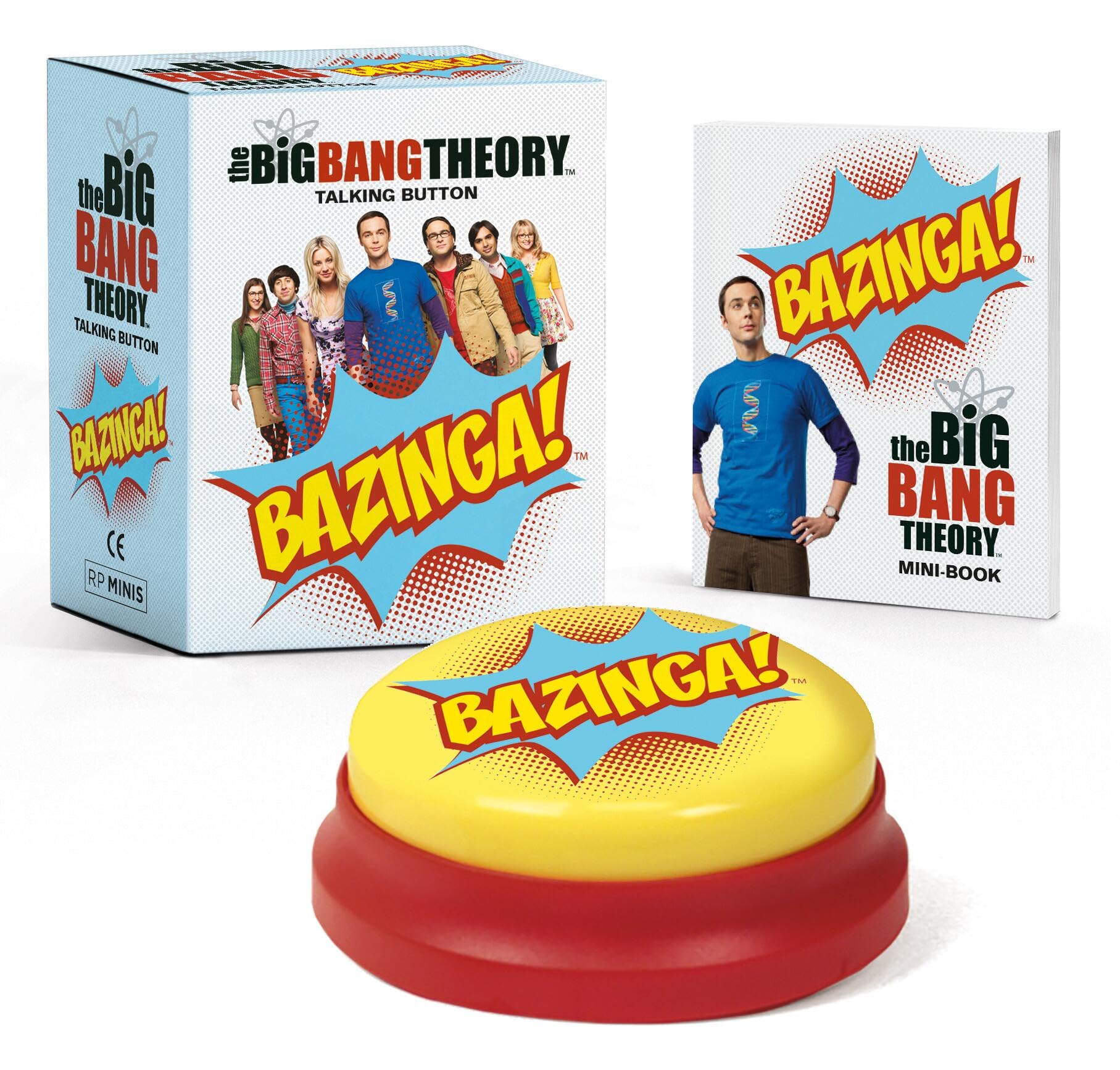 The Big Bang Theory Talking Button Bazinga Rp Minis