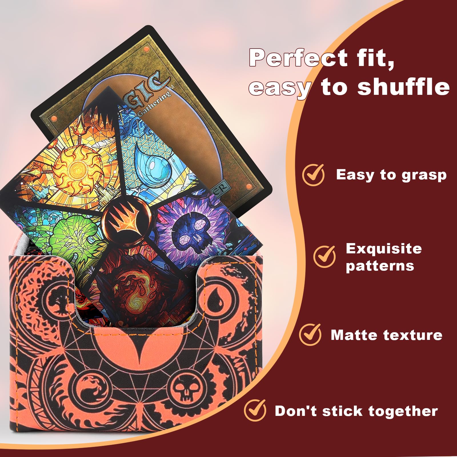 multi colored card sleeves Amazon.com: MTG Card Sleeves 100CT,Standard Size Sturdy MTG Sleeves Matte  Back Finish for Baseball,Trading Cards (Colorful Patterns) : Toys & Games