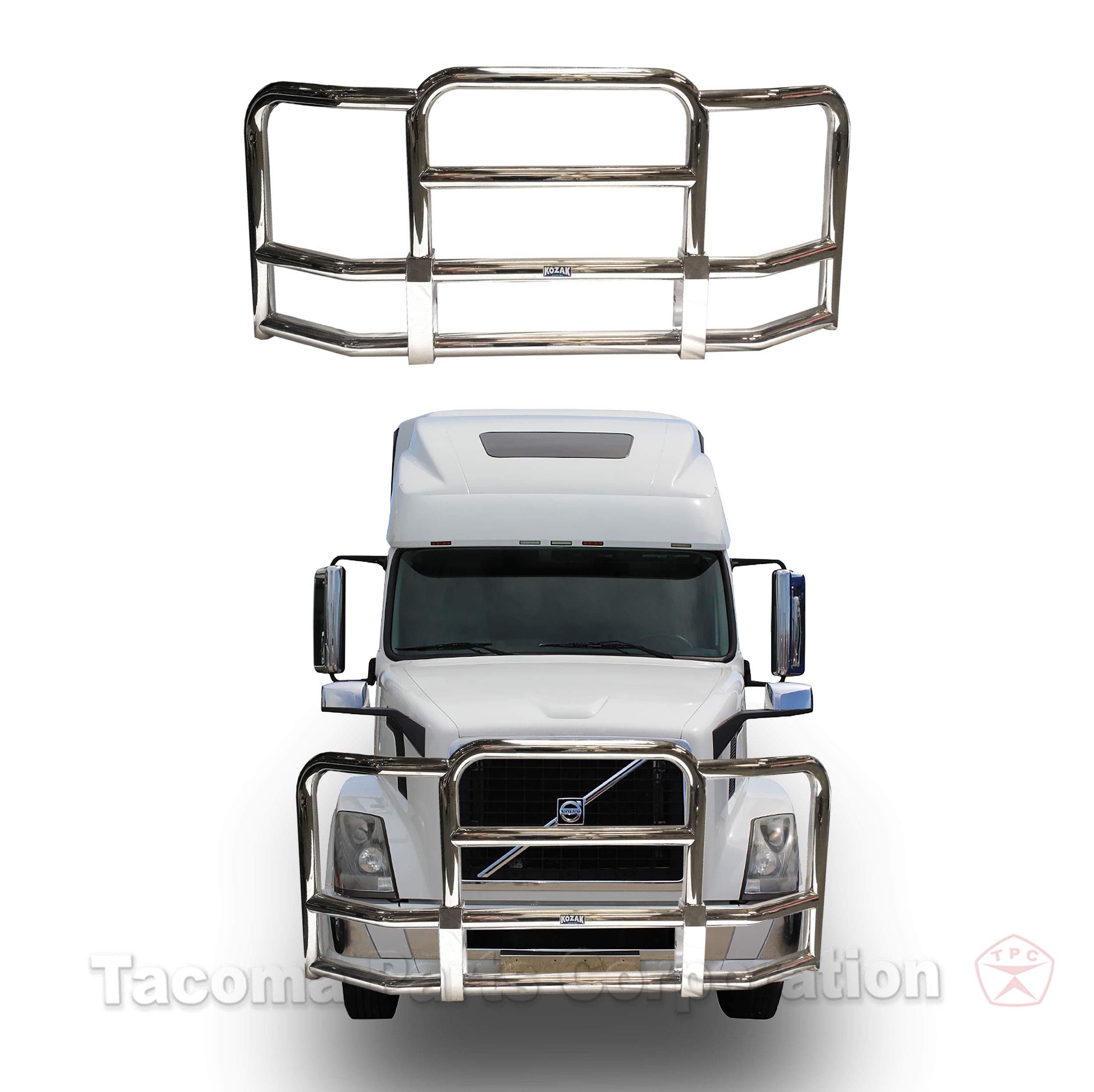 Buy Kozak Compatible with Volvo Vnl Front Bumper Grill Guard for Volvo