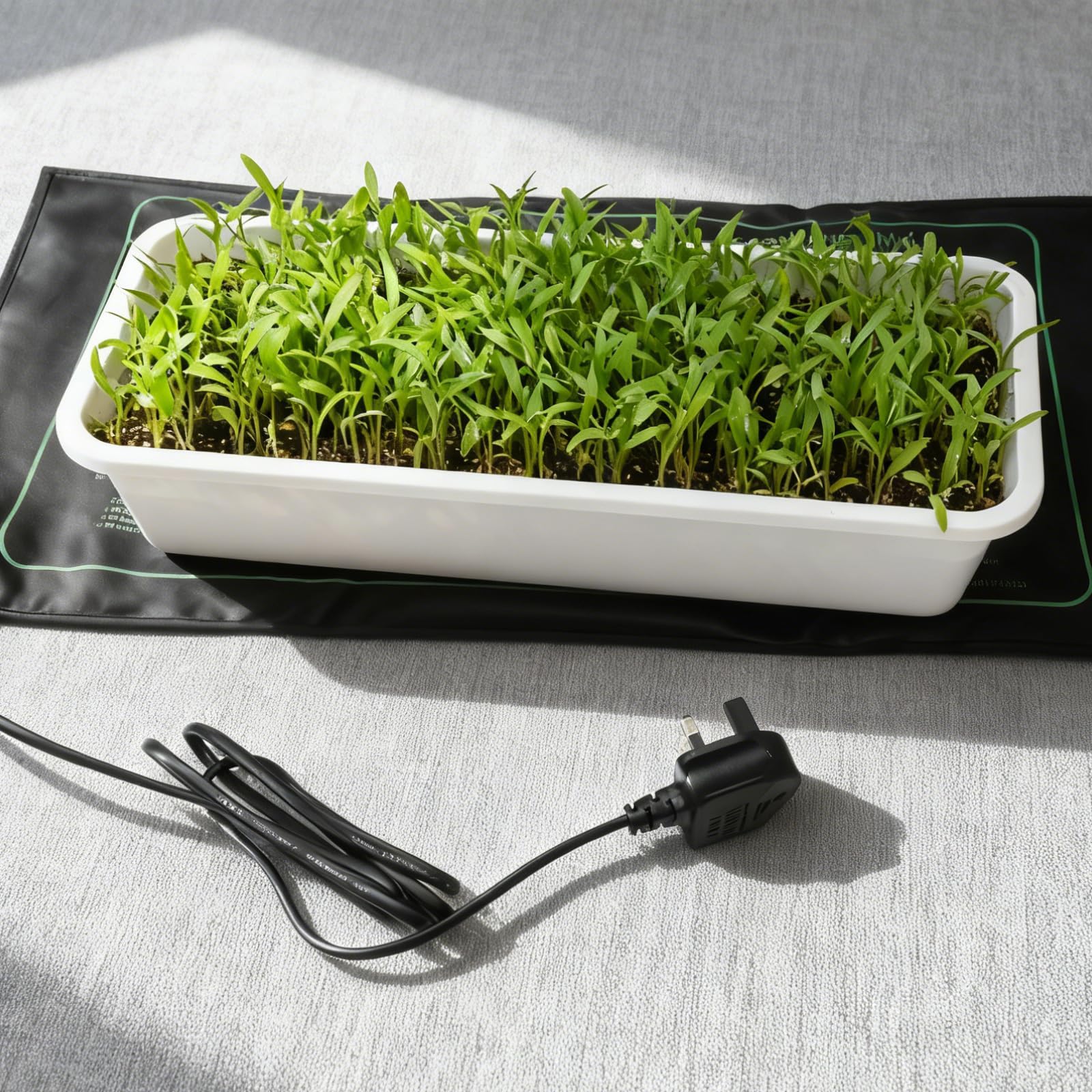 Lot de 2 tapis chauffants efficaces pour plantes hydroponiques - Idéal pour la germination des plantes et le démarrage des graines