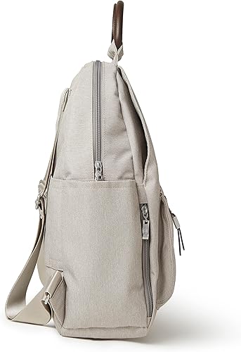 Miniatura 4 de Baggallini Mochila todo el día para mujer con pulsera de teléfono RFID Patrimonio de la Arena talla única Negro, Herencia del carbón, tierra sombra