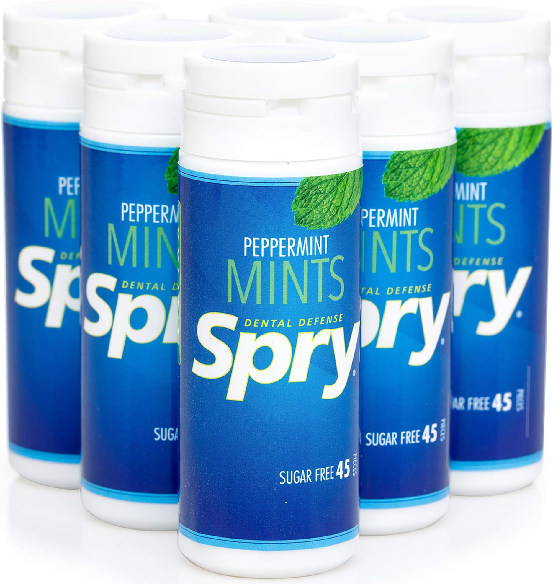 Spry Xylitol Peppermint Sugar Free Candy Breath Mints