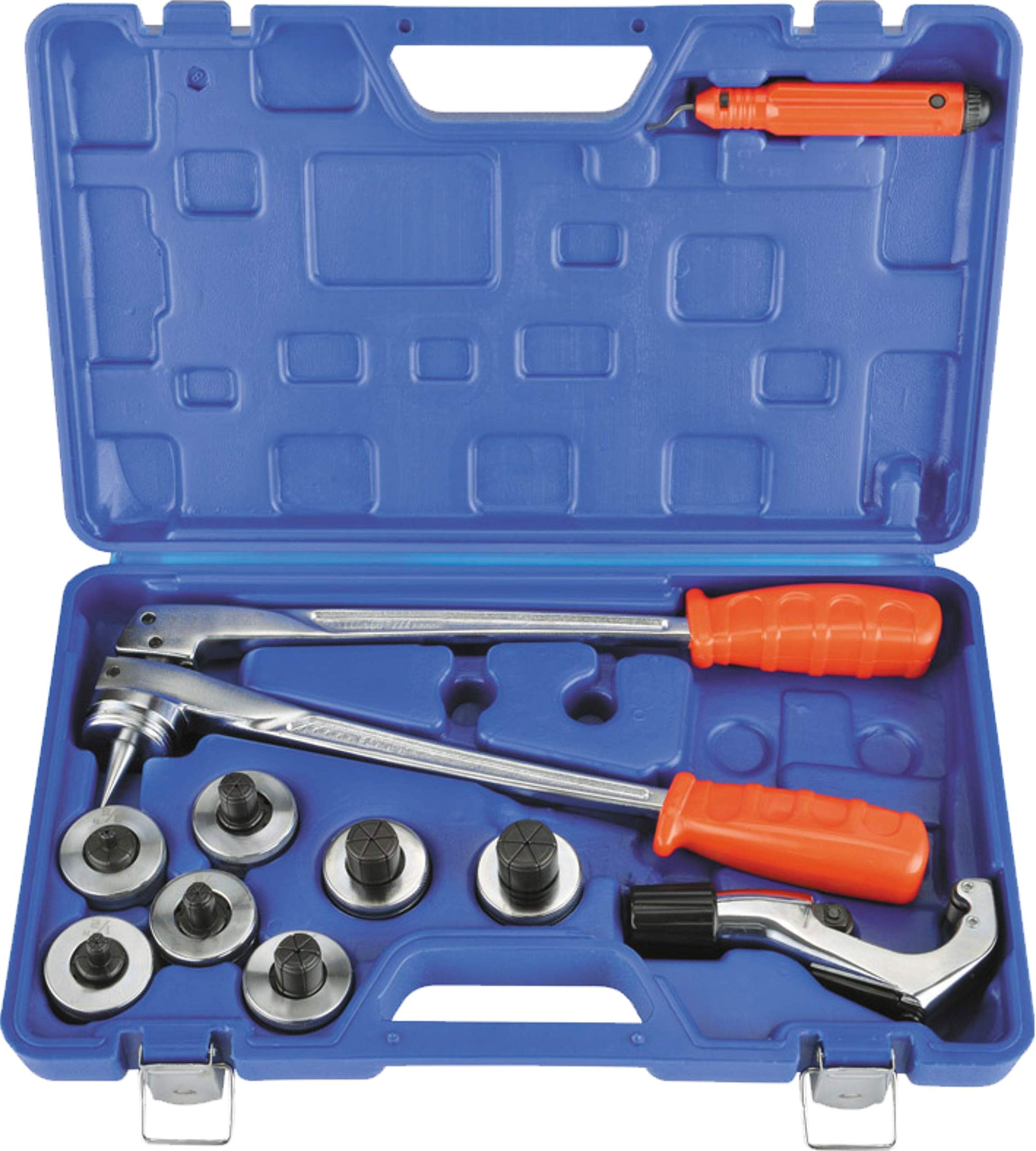 Expandidor y Ensanchador de Tubería con Cortatubos BT312 y Escariador BT207, para Tubos de 3/8" a 1-1/8", Incluye Cortatubos 7-42mm