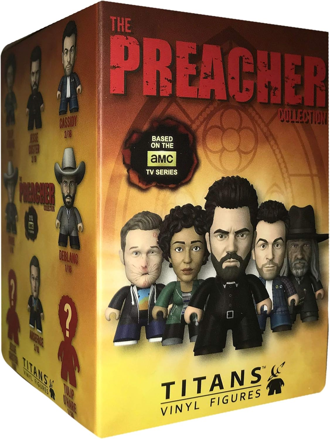 The Preacher Titans Vinyl Figures 3 Blind Boxes Uberraschungsbox Jesse Custer Tulip O Hare Cassidy Arseface Amazon De Spielzeug