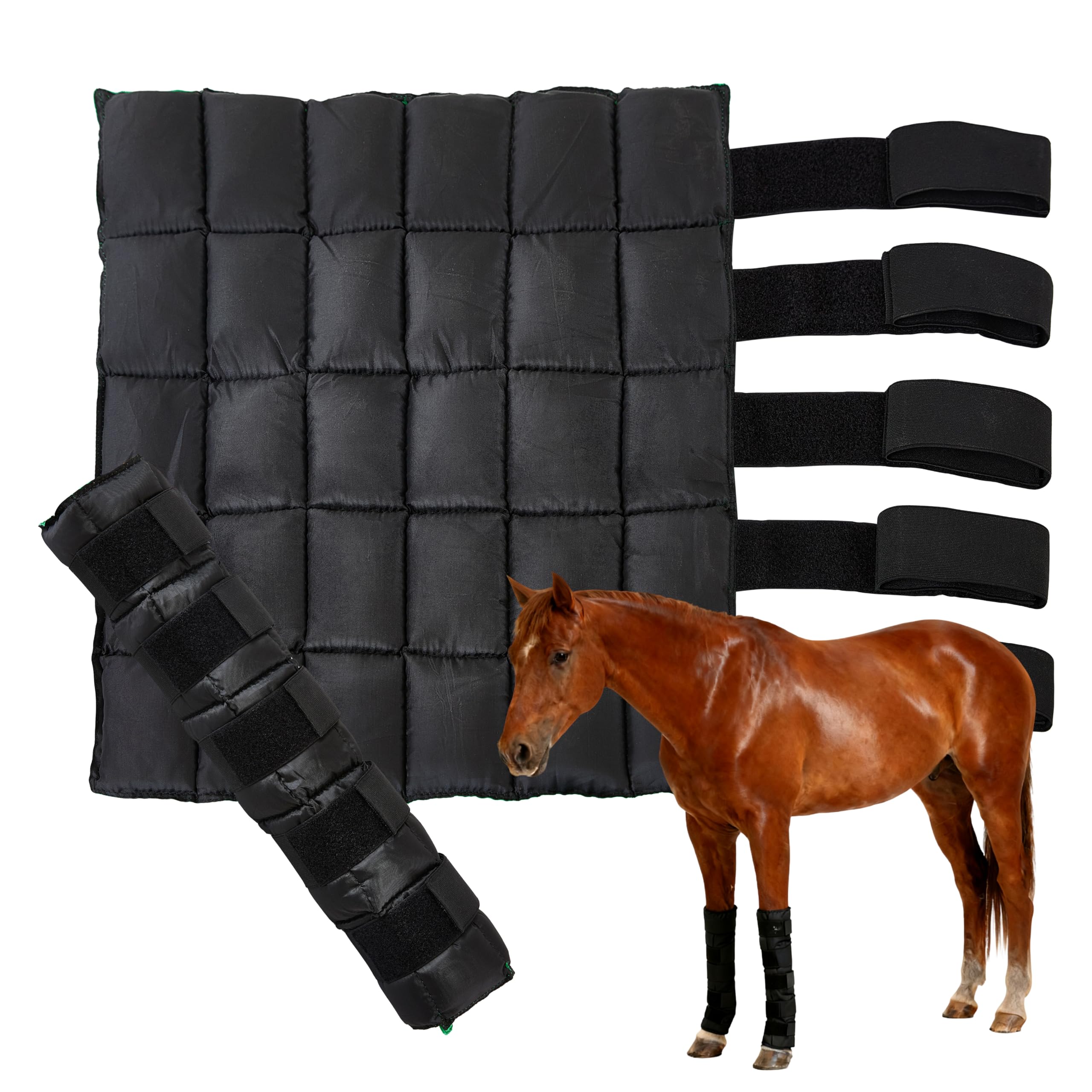 Mekenwi Reusable 30Grids Gel Horse ice Boots - boots and wraps | Mubboo