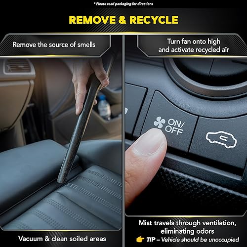 Vista 50 de Meguiar's Refrescante de aire para todo el automóvil, espray difusor de ambientador fácil de usar