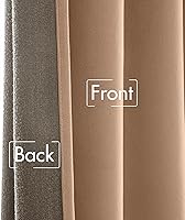 Vista 15 de MIULEE Cortinas de terciopelo de 63 pulgadas de largo, 2 paneles de cortinas opacas de lujo para dormitorio, sala de estar, cortinas de ventana