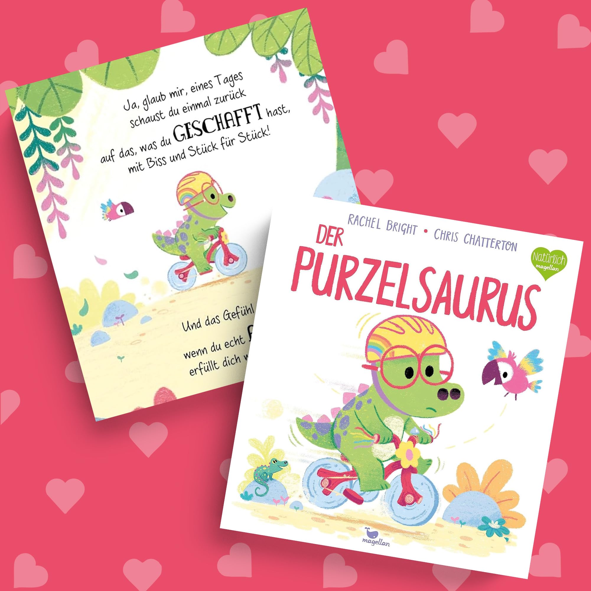 Rachel Bright Bücher Set Band 1-6 – Sorgosaurus, Knuddelsaurus, Stampfosaurus, Purzelsaurus, Quasselsaurus & Schüchtisaurus – Dinosaurier Kinderbuch Bundle – zum Vorlesen mit exklusiven Stickern