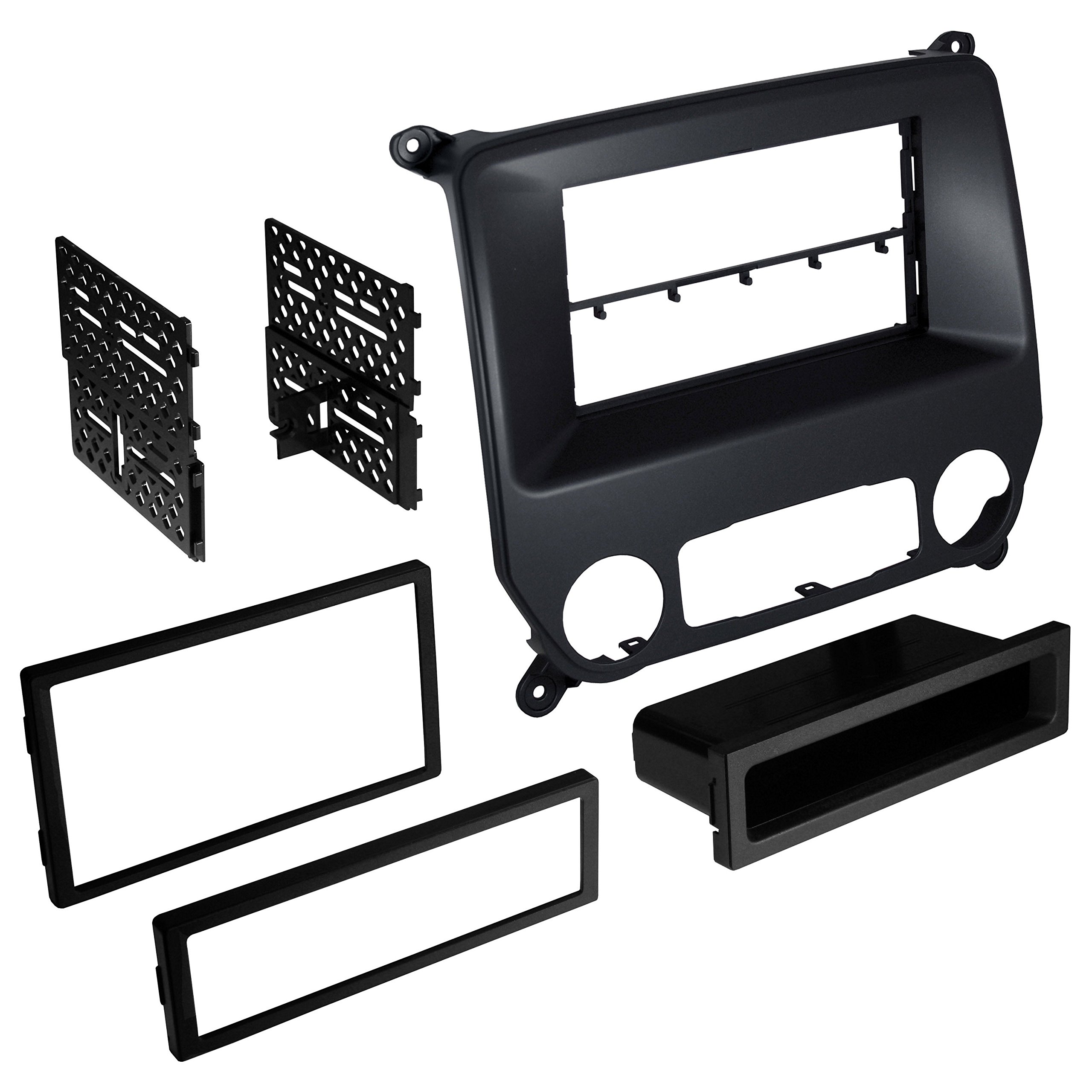 Best Kit BKGMK325BM 2014 Chevy Silverado Single ISO Pocket or DB DIN