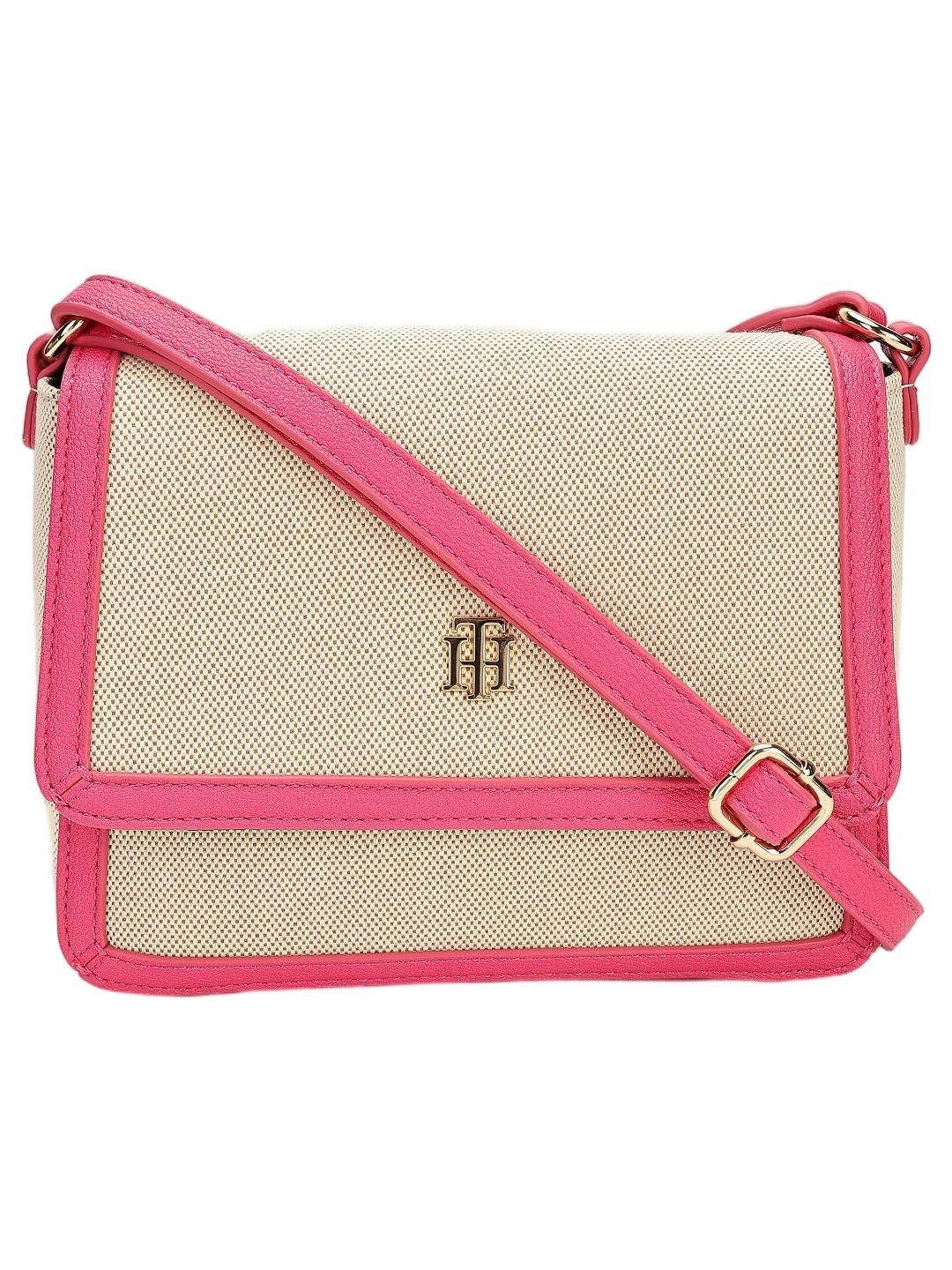 tommy hilfiger Solid Blue Polyester Sling Bag-picture-47
