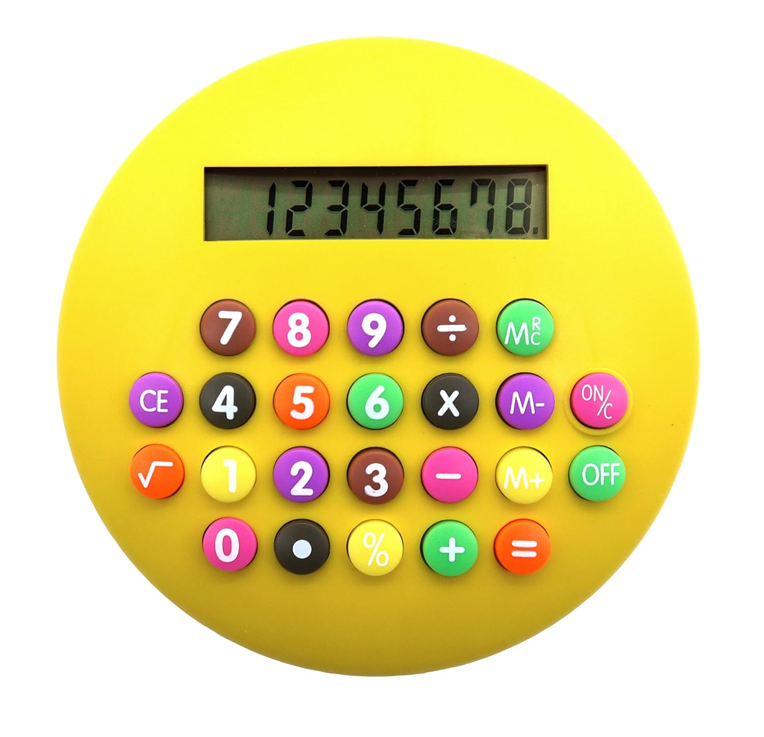 PuTwo 8 Digits LCD Display Electronic Desktop Handheld Primary