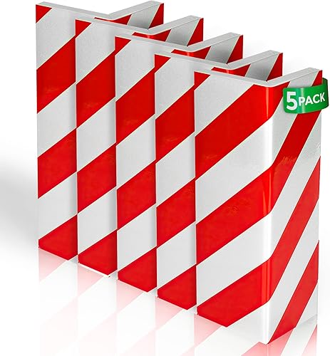 Nurada - Protector de pared de garaje para puertas de automóvil, juego de 5 piezas de protectores de pared de garaje autoadhesivos, protector de