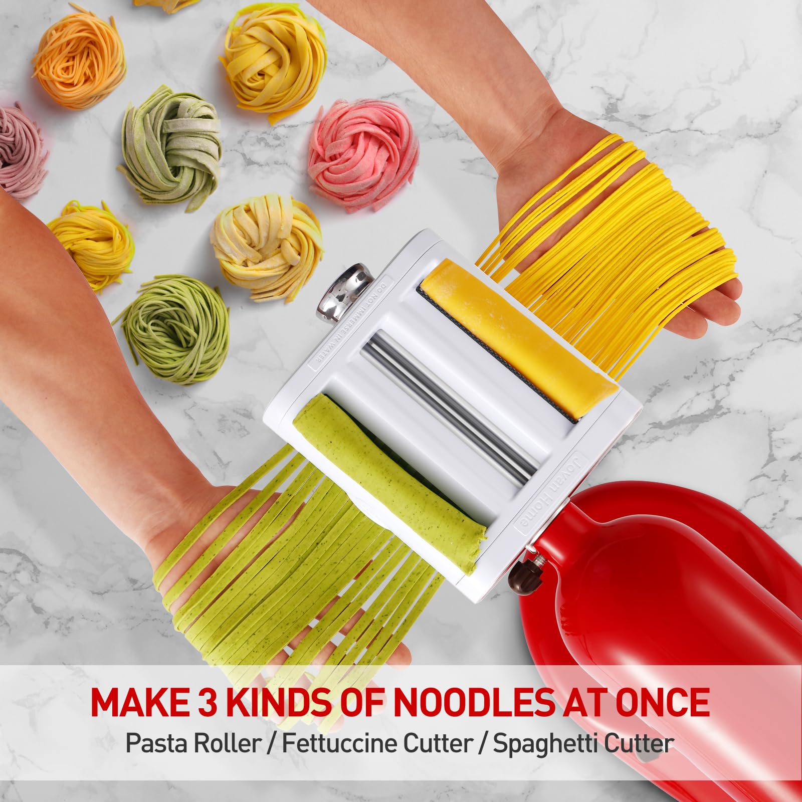 Pasta Attachment voor KitchenAid Stand Mixer Inbegrepen