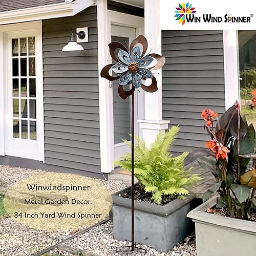 Miniatura 2 de Girador de viento para jardín  Molino de viento grande para exteriores, adorno de tulipán para puerta delantera, idea de regalo para madre,